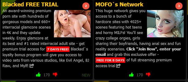 Trial Porn Sites